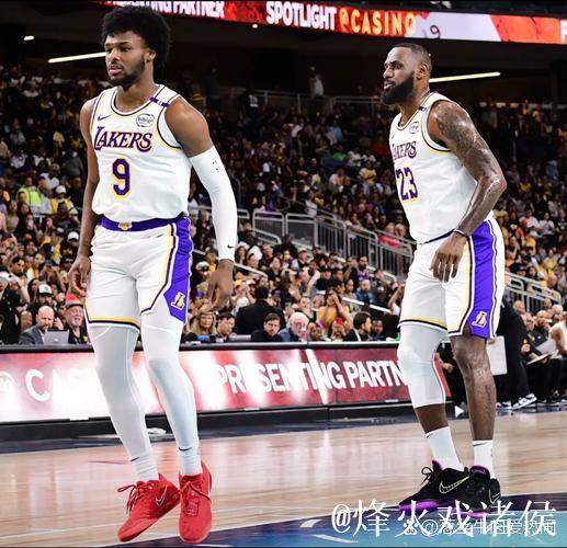 詹姆斯父子同场献19分 湖人季前赛不敌太阳